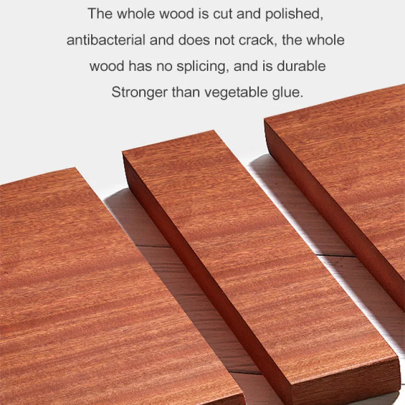 Solid Wood Cutting Board Rectangular Kitchen Chopping Block Antibacterial Natural Hardwood Prep Surface for Cooking | Lonoma