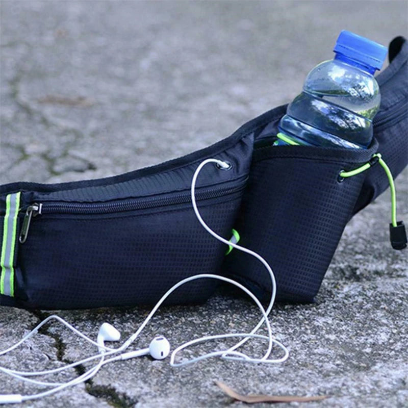 Hands-Free Running Waist Pack with Water Bottle Pocket – Lightweight Adjustable Fitness Belt for Jogging, Marathon Training & Trail Running | Lonoma