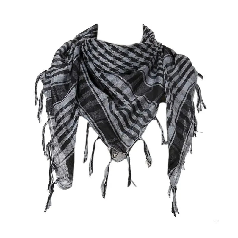Desert Shemagh Scarf Square Tactical Headwrap for Men Women Outdoor Hiking Camping Windproof Neck Wrap Keffiyeh Style | Lonoma