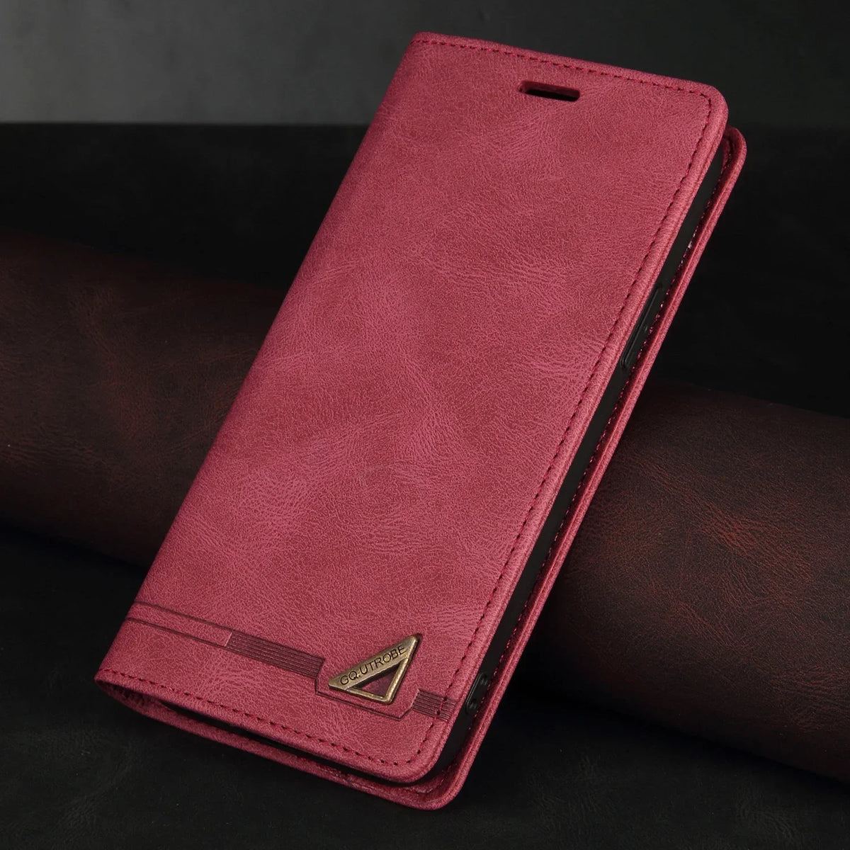 Leather Flip Wallet Phone Case for Samsung Galaxy A-Series with Card Slots Magnetic Closure Kickstand | Lonoma