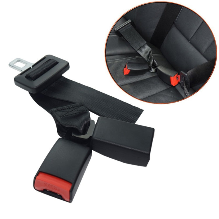 Seat Belt Extender for Car Back Seat, Universal Polyester Strap with Plastic Buckle, Tool-Free Install for Road Trips and Daily Rides | Lonoma