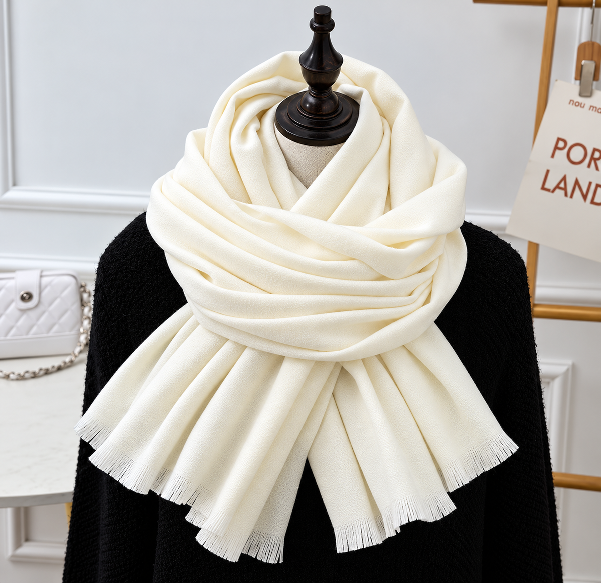 Soft Knit Scarf Unisex Long Neck Wrap Winter Accessory for Cold Weather Layering Men Women | Lonoma