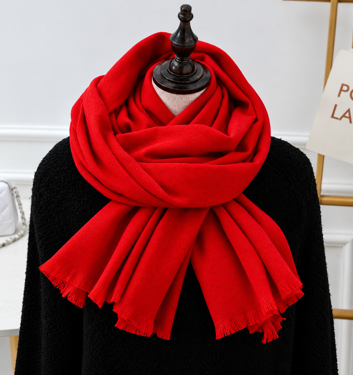 Soft Knit Scarf Unisex Long Neck Wrap Winter Accessory for Cold Weather Layering Men Women | Lonoma