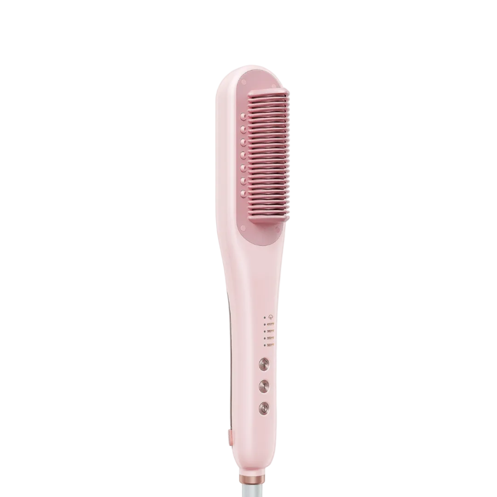Heated Detangling Brush with Steam Technology for Smooth Frizz-Free Hair Styling | Lonoma