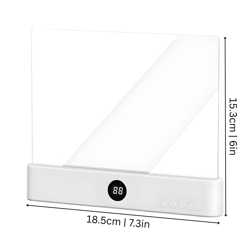 Ultra-Thin Rechargeable LED Book Light with Timer, 3 Light Modes, Shadow-Free Bookmark Reading Lamp for Bed, Travel & Night Reading | Lonoma
