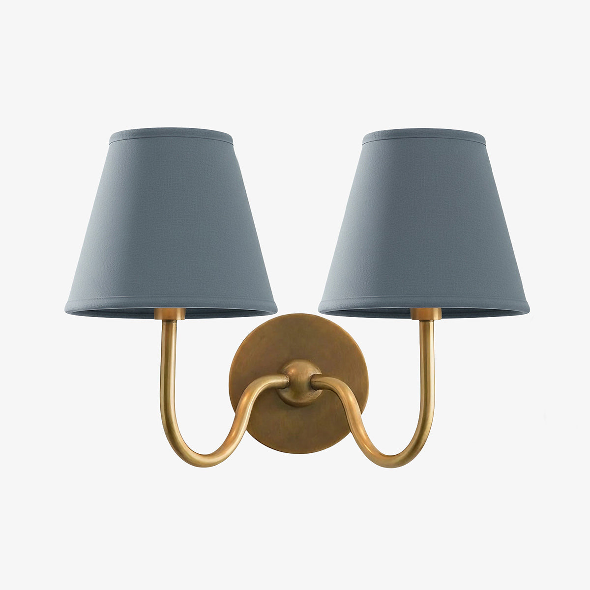 Fabric Shade Wall Sconce with Metal Backplate – E12 Socket Hardwired Light for Bedroom Hallway Dining Room Foyer – Dimmable Indoor Lighting | Lonoma