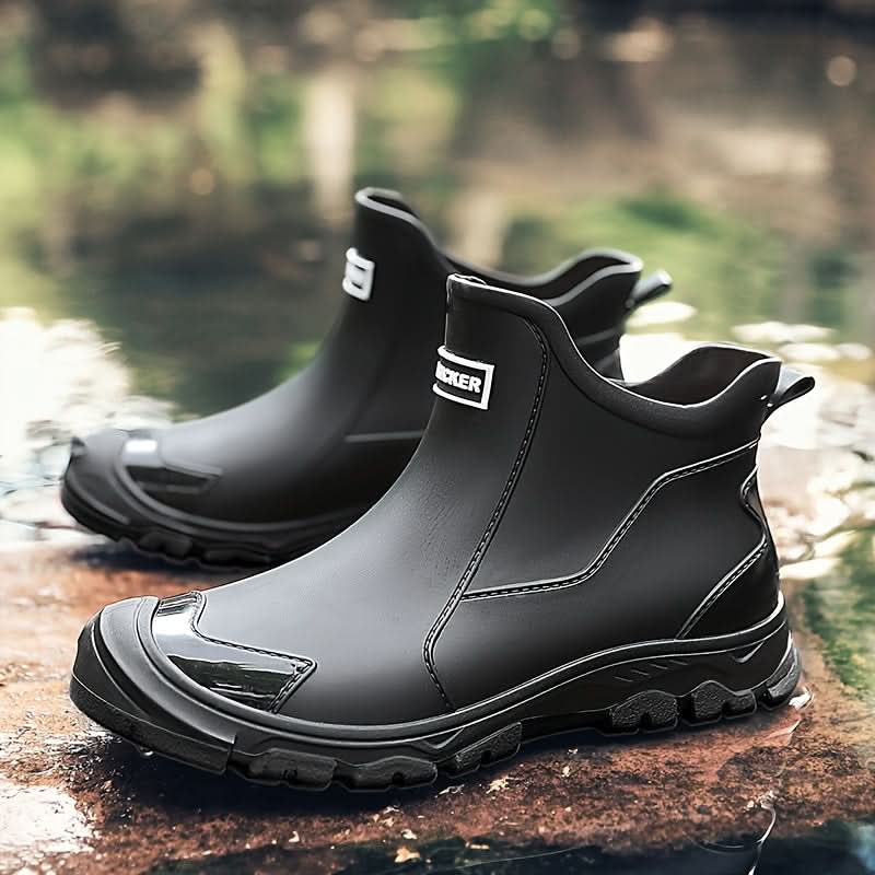 Men's Hiking Shoes Waterproof Non-Slip Outdoor Trail Boots for Trekking Camping Fishing | Rugged Footwear for All-Terrain Adventures | Lonoma