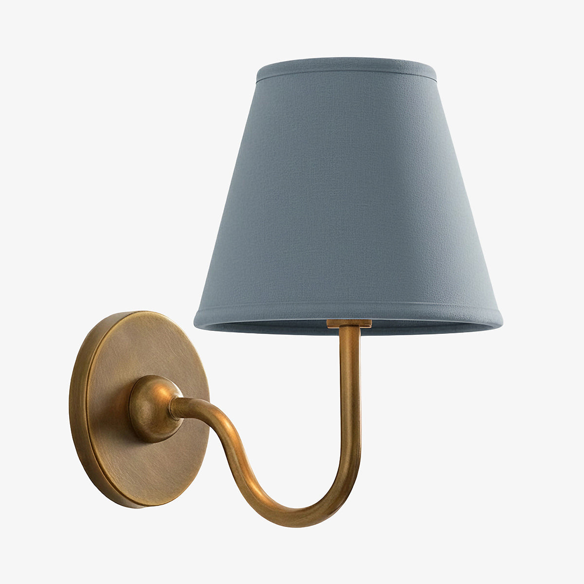 Fabric Shade Wall Sconce with Metal Backplate – E12 Socket Hardwired Light for Bedroom Hallway Dining Room Foyer – Dimmable Indoor Lighting | Lonoma