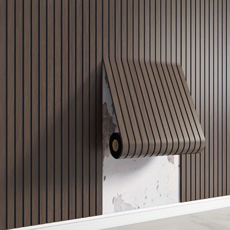 Peel and Stick Wood Grain Wall Covering Panels 3D Textured PVC Waterproof Moisture Resistant Kitchen Bathroom Bedroom DIY Home Upgrade | Lonoma