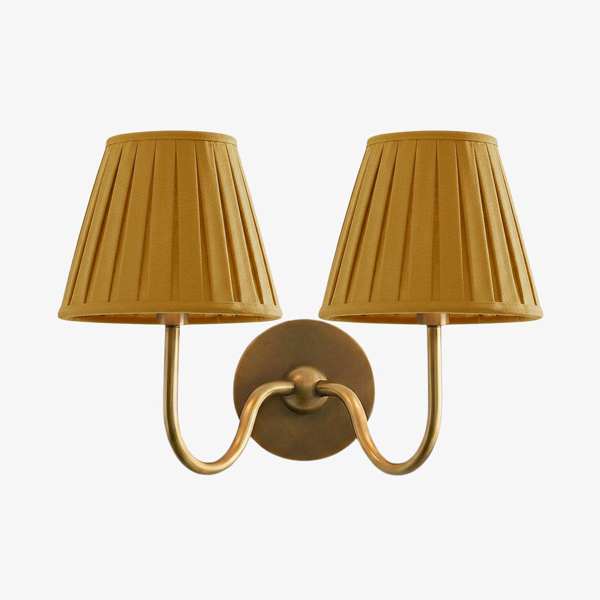 Fabric Shade Wall Sconce with Metal Backplate – E12 Socket Hardwired Light for Bedroom Hallway Dining Room Foyer – Dimmable Indoor Lighting | Lonoma