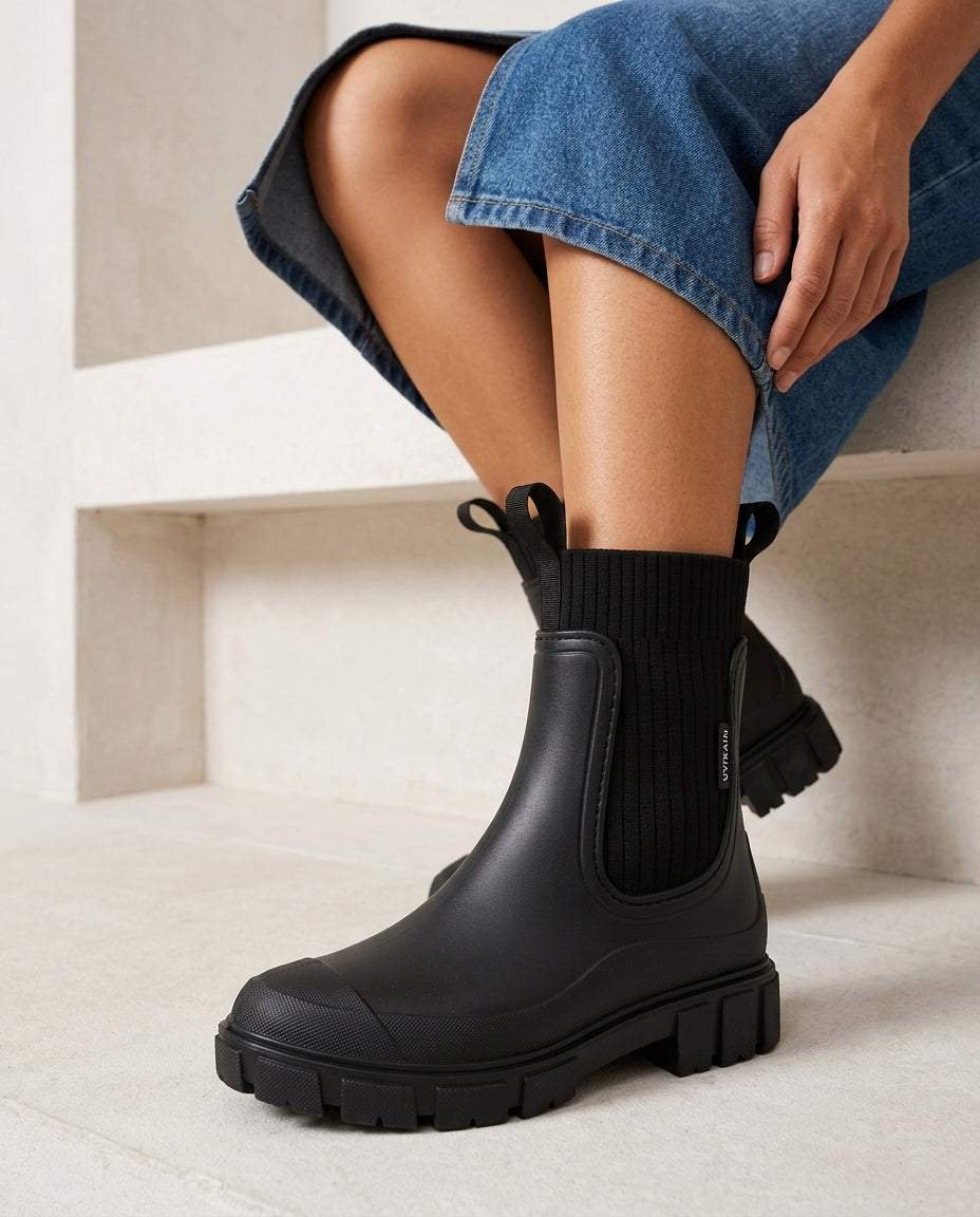 Women's Waterproof Ankle Boots Non-Slip Winter Shoes Cushioned Supportive Lace-Up Footwear for Walking Everyday Wear | Lonoma