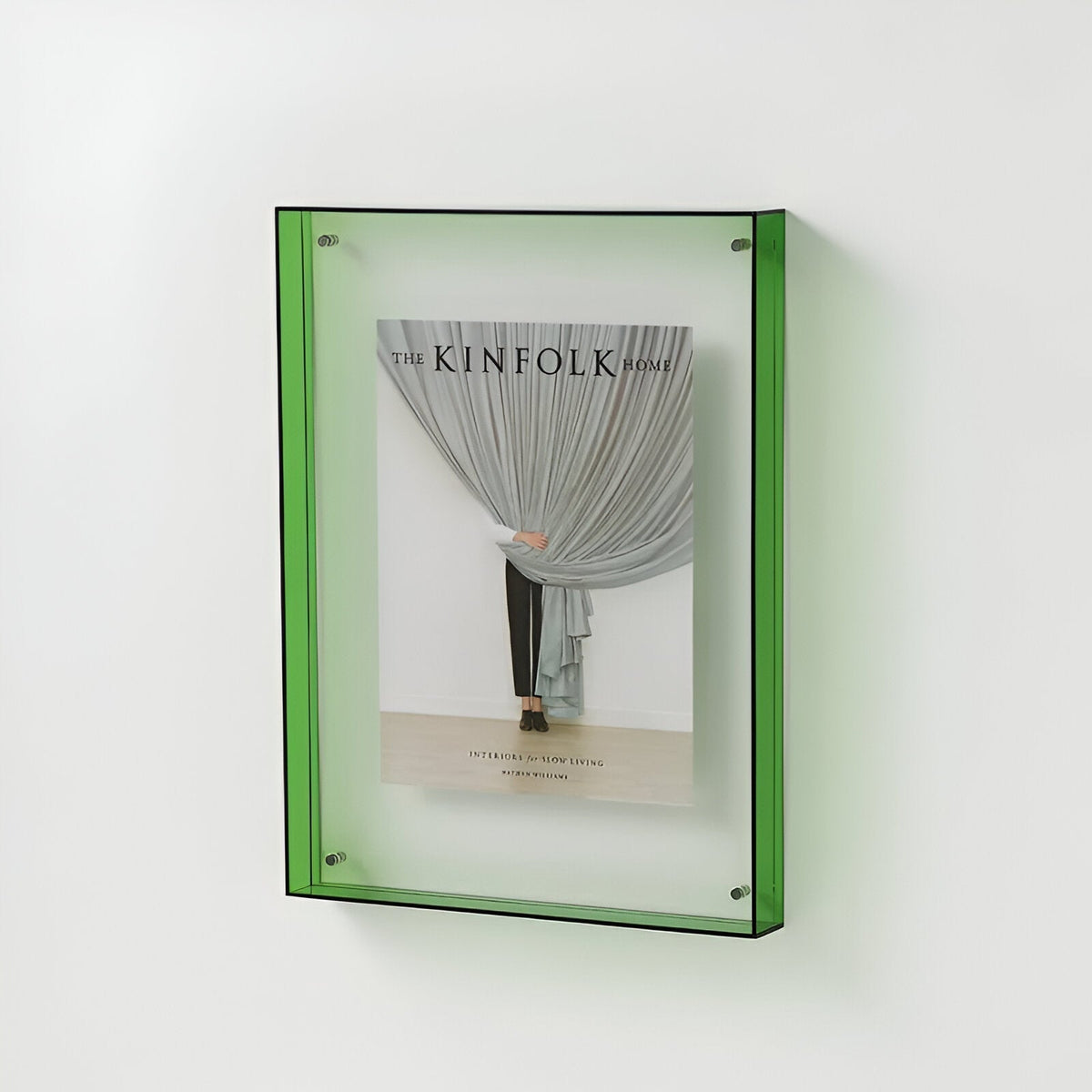 Clear Acrylic Picture Frame Freestanding or Wall Mount A4 A5 Modern Minimalist Display for Photos Prints | Lonoma