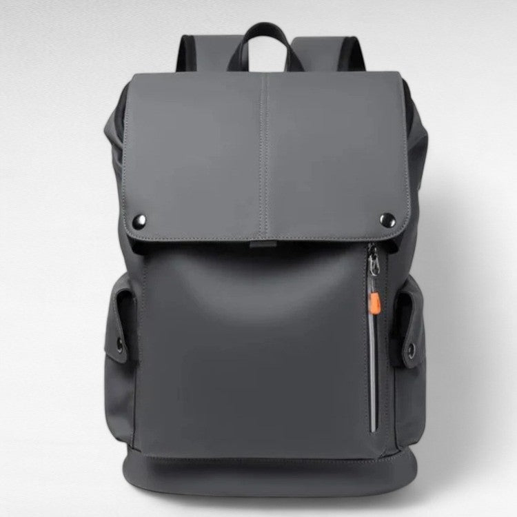 Roll-Top Backpack with Laptop Compartment, USB Charging Port & Water-Resistant Shell – 25 Liter Daypack for Work, School, Travel, Commuting | Lonoma