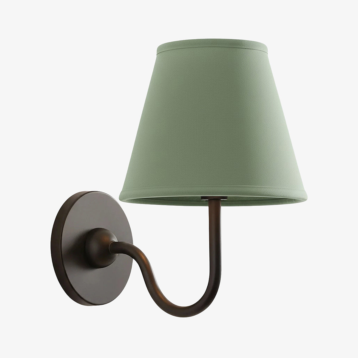 Fabric Shade Wall Sconce with Metal Backplate – E12 Socket Hardwired Light for Bedroom Hallway Dining Room Foyer – Dimmable Indoor Lighting | Lonoma