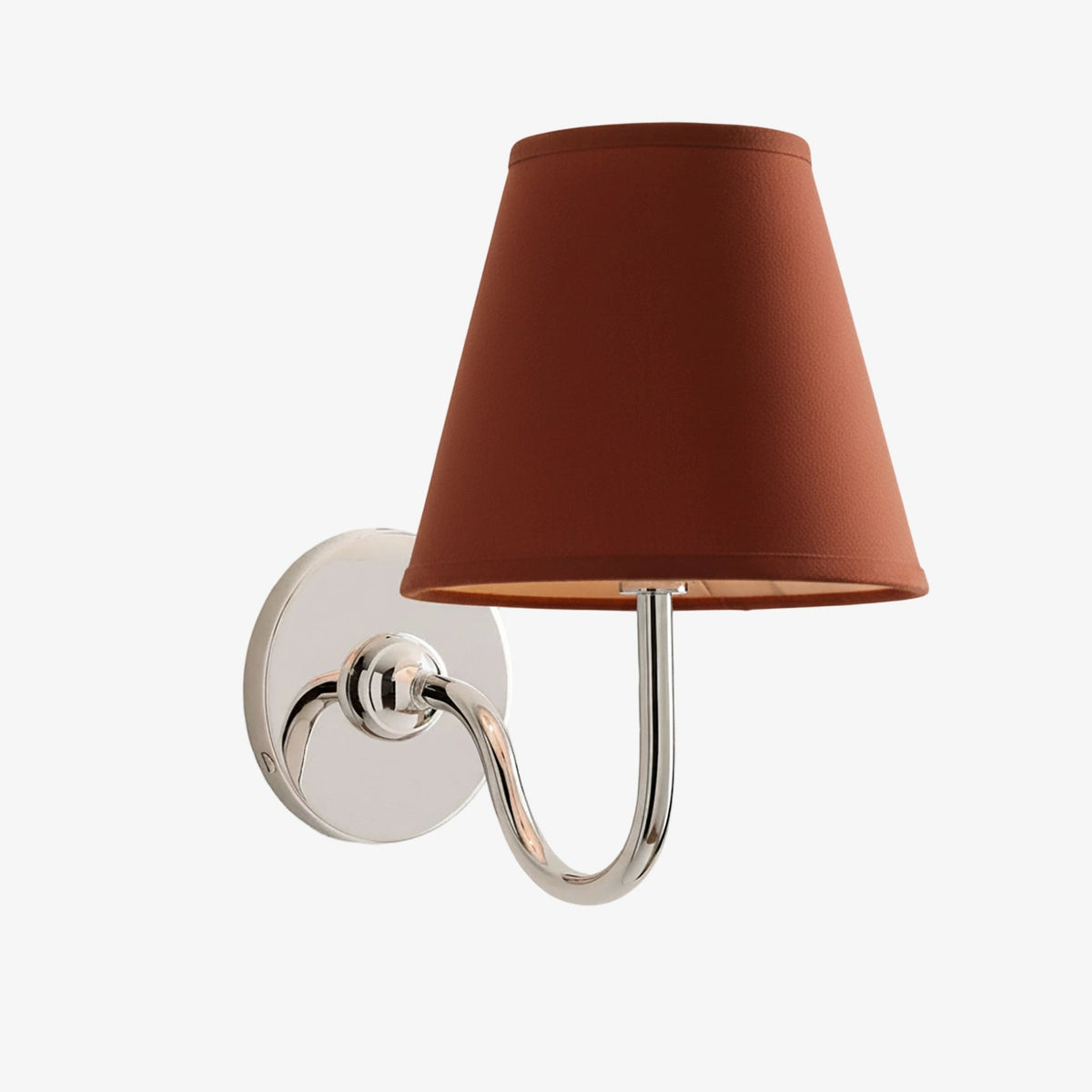 Fabric Shade Wall Sconce with Metal Backplate – E12 Socket Hardwired Light for Bedroom Hallway Dining Room Foyer – Dimmable Indoor Lighting | Lonoma