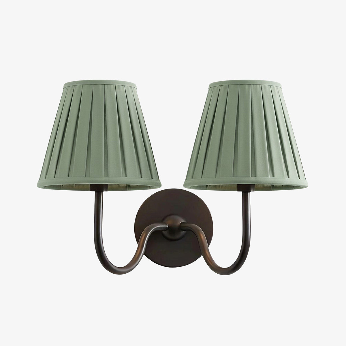 Fabric Shade Wall Sconce with Metal Backplate – E12 Socket Hardwired Light for Bedroom Hallway Dining Room Foyer – Dimmable Indoor Lighting | Lonoma