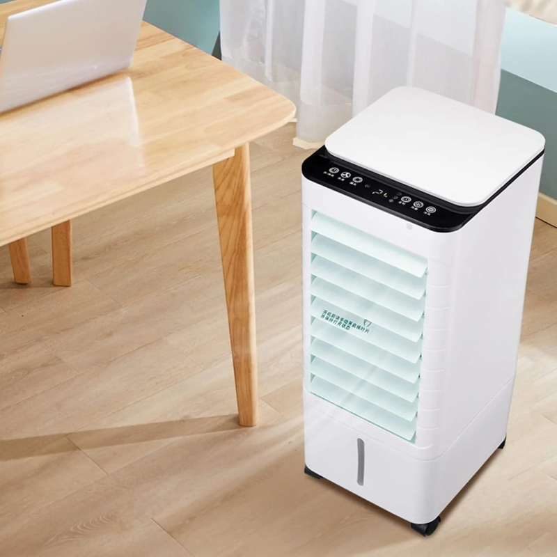 Portable Air Cooler 3-in-1 with 1.8 Gal Tank, Timer & 3 Speeds, White | Evaporative Cooler Fan Humidifier for Bedroom, Office & Home | Lonoma