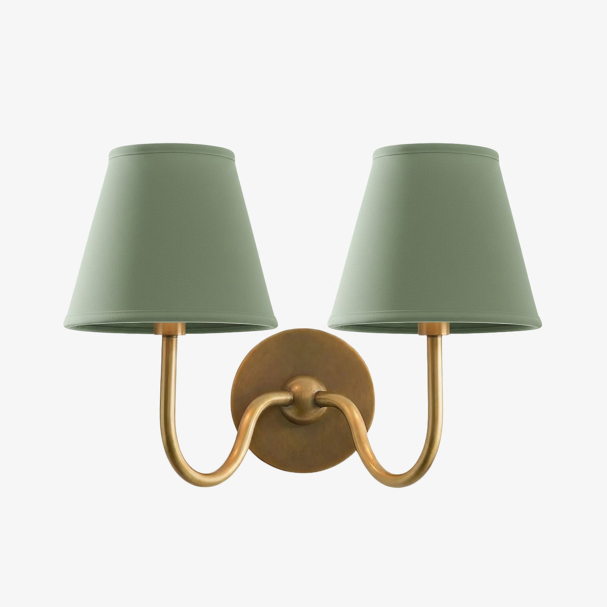 Fabric Shade Wall Sconce with Metal Backplate – E12 Socket Hardwired Light for Bedroom Hallway Dining Room Foyer – Dimmable Indoor Lighting | Lonoma