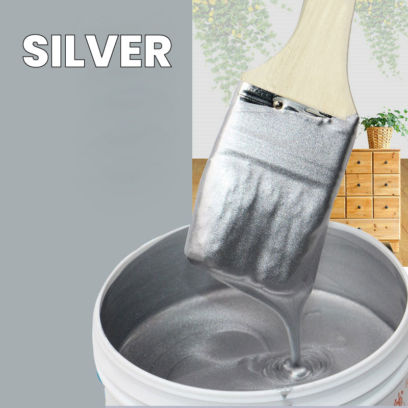 Water-Based Metallic Craft Paint with Brush Gold Silver Finish for Furniture Wood Metal DIY Projects Art Decoration | Lonoma