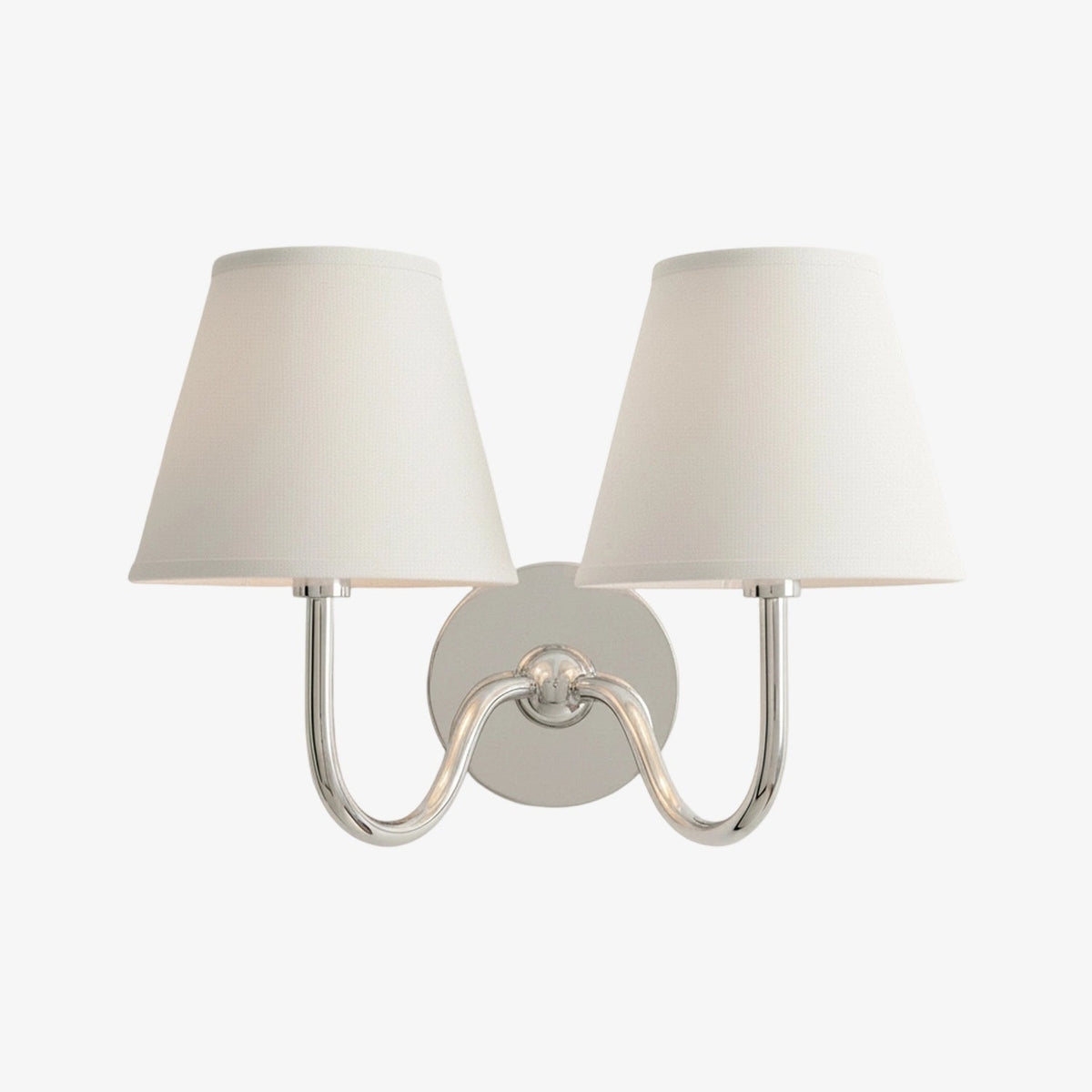 Fabric Shade Wall Sconce with Metal Backplate – E12 Socket Hardwired Light for Bedroom Hallway Dining Room Foyer – Dimmable Indoor Lighting | Lonoma