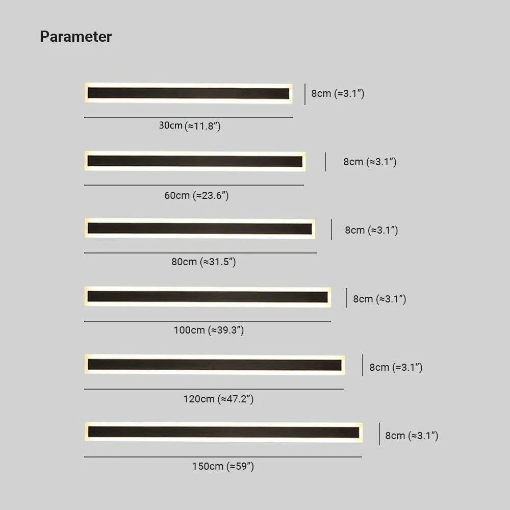 IP65 Waterproof LED Outdoor Wall Sconce Metal Acrylic Panel Black Fixture 12W-60W for Patio Garden Entry Walkway Exterior Lighting | Lonoma