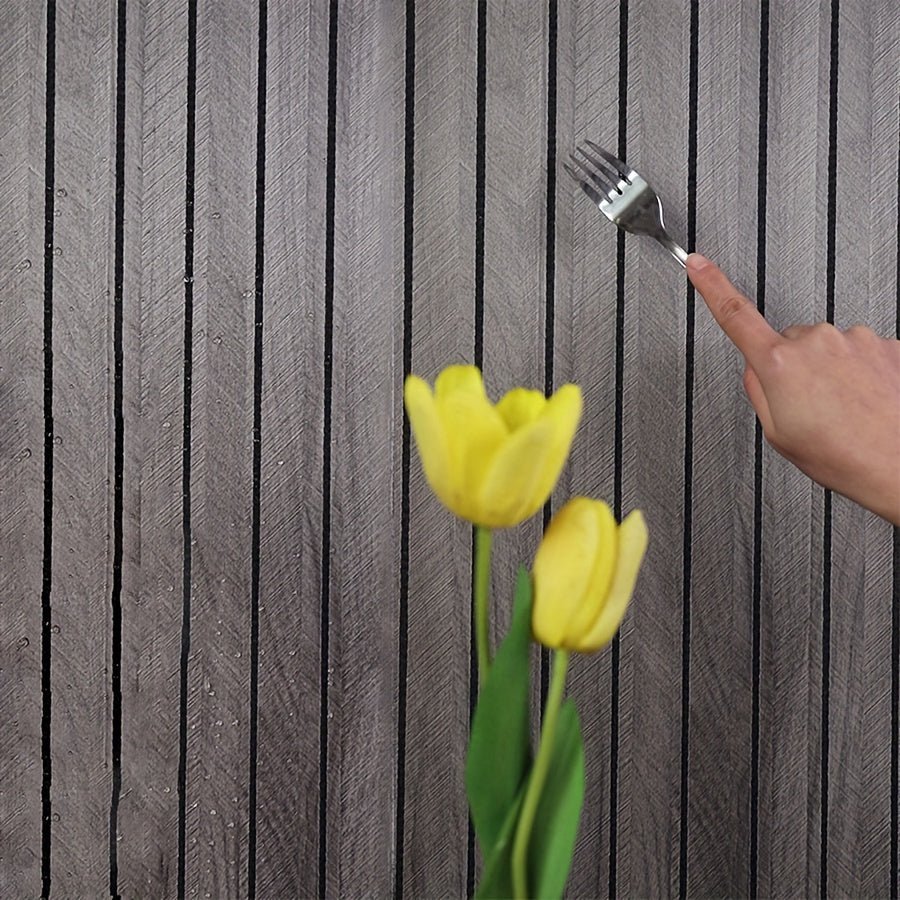 Peel and Stick Wood Grain Wall Covering Panels 3D Textured PVC Waterproof Moisture Resistant Kitchen Bathroom Bedroom DIY Home Upgrade | Lonoma