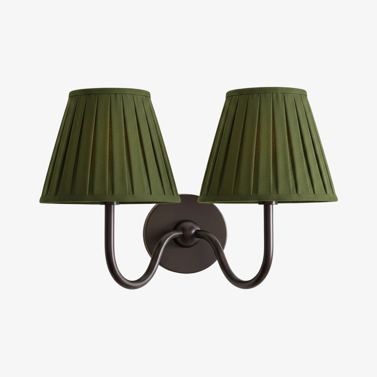 Fabric Shade Wall Sconce with Metal Backplate – E12 Socket Hardwired Light for Bedroom Hallway Dining Room Foyer – Dimmable Indoor Lighting | Lonoma
