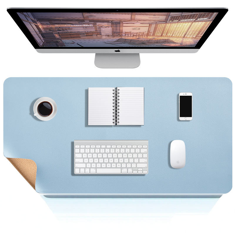 Large Vegan Leather Desk Pad — Water-Resistant Anti-Slip Mouse & Laptop Mat for Office, Home Workspace & Gaming Setup | Lonoma