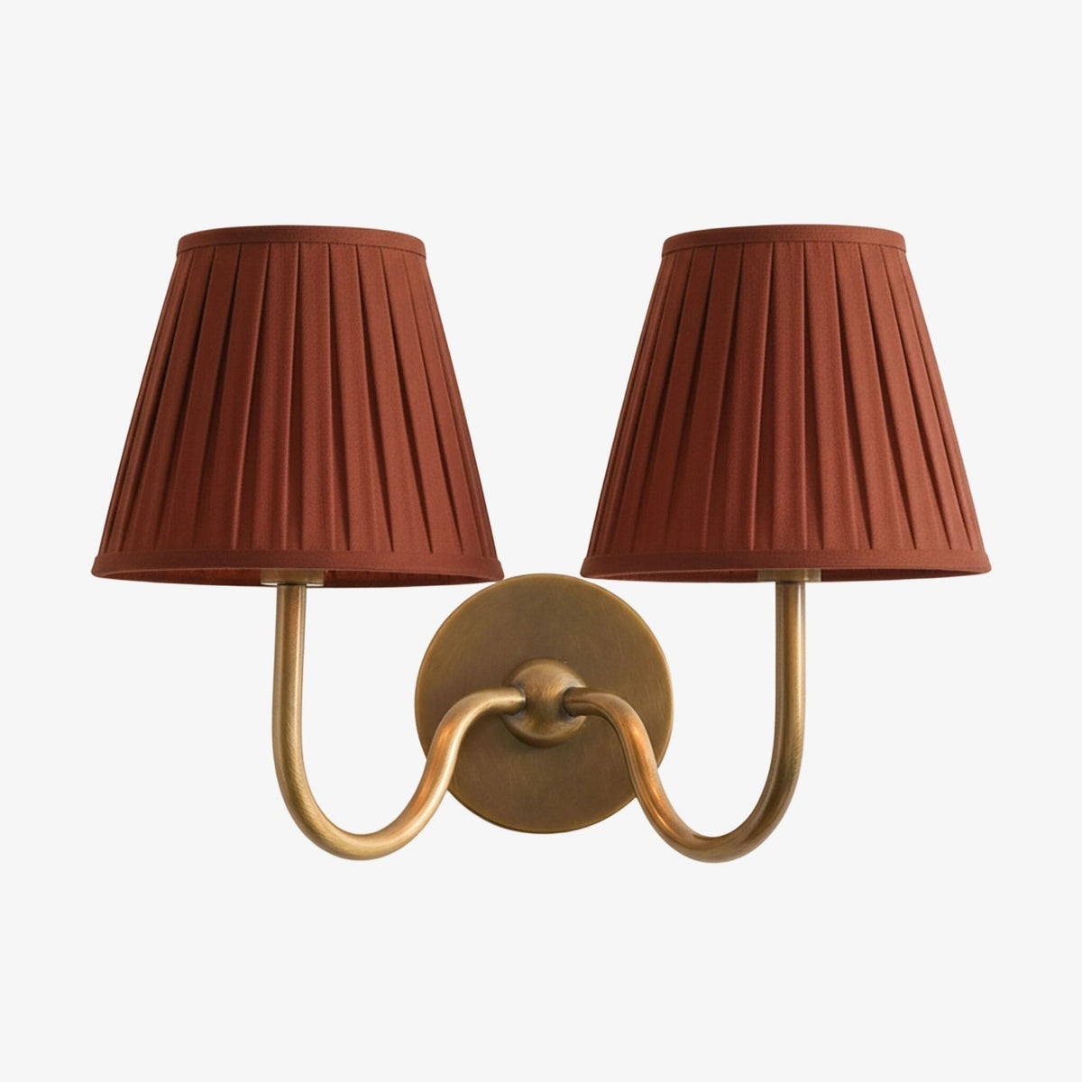 Fabric Shade Wall Sconce with Metal Backplate – E12 Socket Hardwired Light for Bedroom Hallway Dining Room Foyer – Dimmable Indoor Lighting | Lonoma