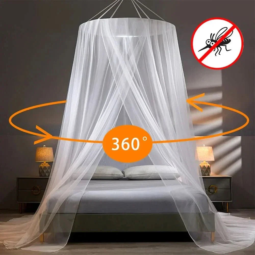 Freestanding Pop-Up Mosquito Net for Double Bed Self-Supporting Frame Breathable Mesh Insect Protection Indoor Outdoor Camping Travel | Lonoma