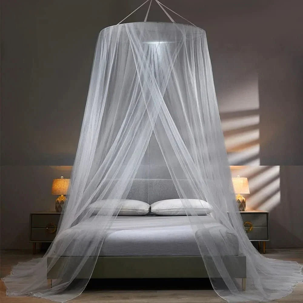 Freestanding Pop-Up Mosquito Net for Double Bed Self-Supporting Frame Breathable Mesh Insect Protection Indoor Outdoor Camping Travel | Lonoma