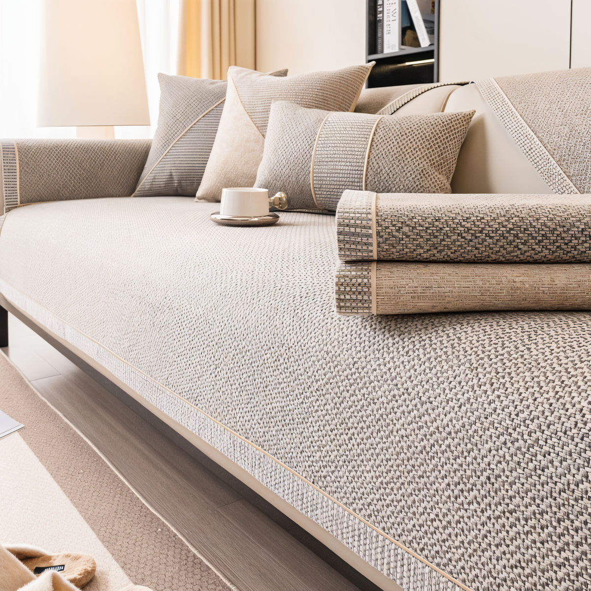 Couch Cover Non-Slip Breathable Protector for Sofa Furniture Multiple Sizes Pet Kids Protection | Lonoma