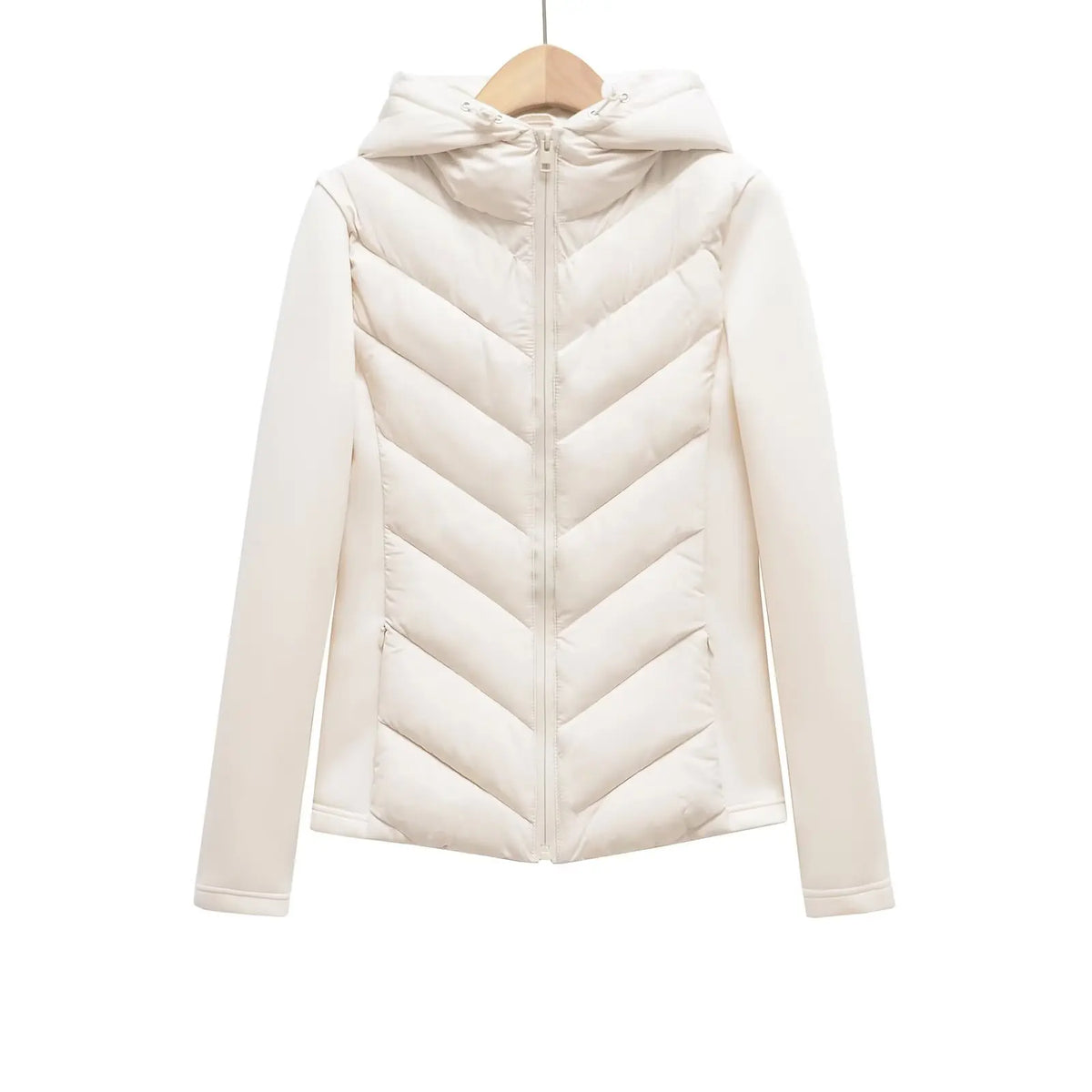 Women's Hooded Puffer Coat with Hidden Pockets – Lightweight Quilted Winter Jacket for Everyday Warmth | Lonoma
