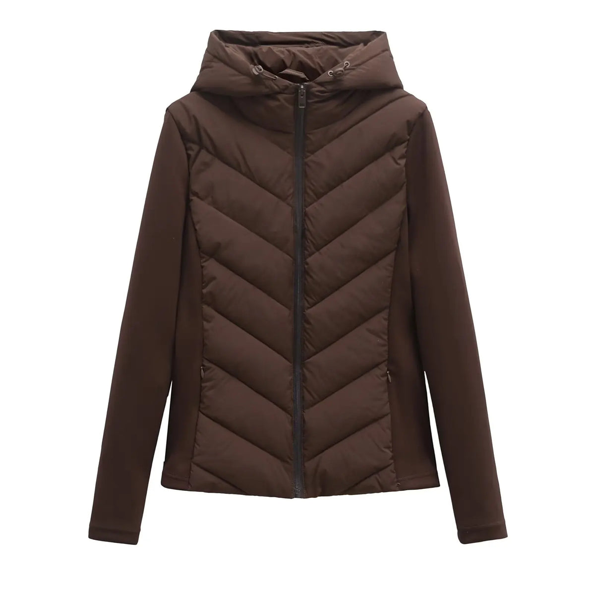 Women's Hooded Puffer Coat with Hidden Pockets – Lightweight Quilted Winter Jacket for Everyday Warmth | Lonoma