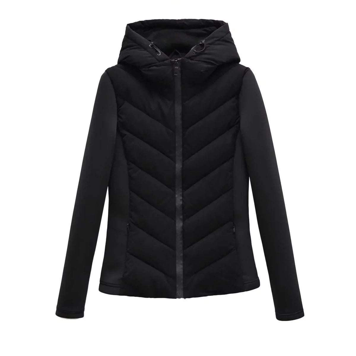 Women's Hooded Puffer Coat with Hidden Pockets – Lightweight Quilted Winter Jacket for Everyday Warmth | Lonoma