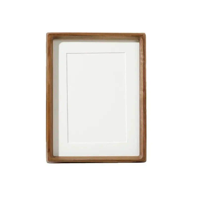 Natural Wood Picture Frame with Rounded Corners for Photos & Art – A4 & Multiple Sizes for Desk, Shelf & Gallery Wall | Lonoma