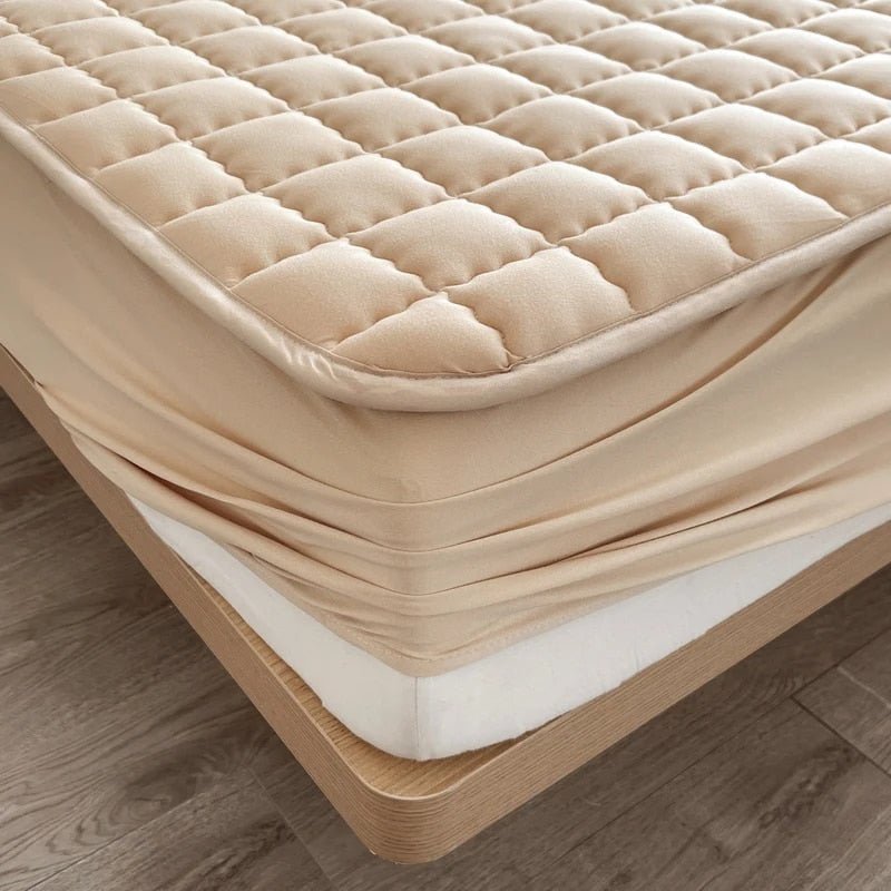 Waterproof Mattress Protector Fitted Sheet Style Deep Pocket Hypoallergenic Breathable Noiseless Cover Stretch Skirt Protects Against | Lonoma