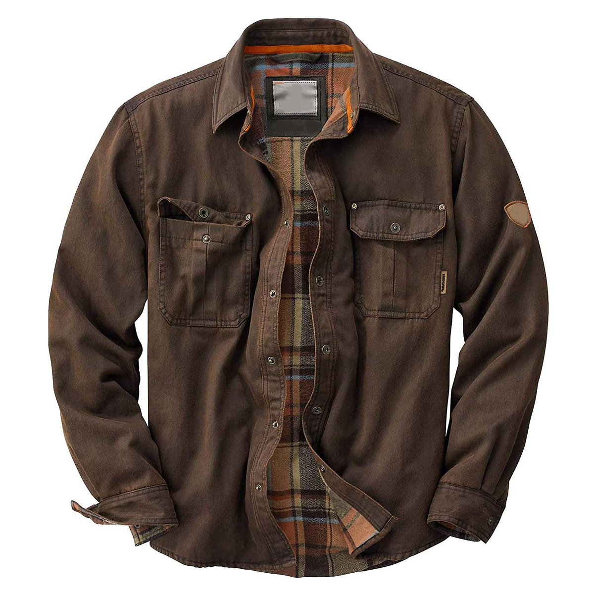 Men's Waxed Canvas Work Jacket, Water-Resistant Trucker Coat with Soft Lining for Fall, Winter & Spring Outdoor and Everyday Wear | Lonoma