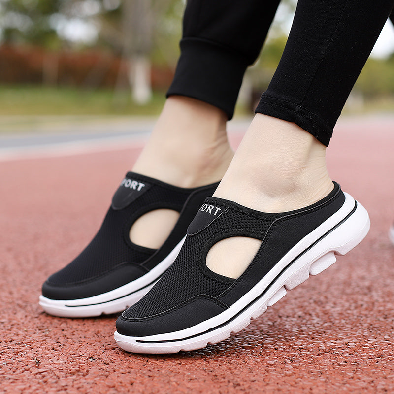 Men's Orthopedic Slip-On Shoes Wide Fit Breathable Mesh EVA Footbed Everyday Comfort Sneakers Casual Walking Loafers | Lonoma