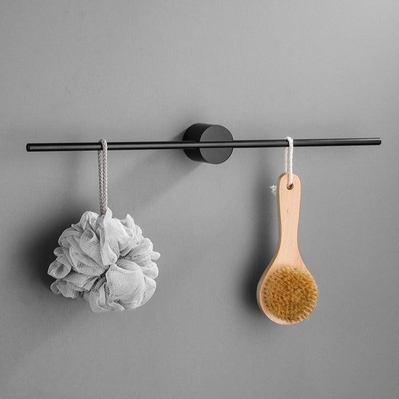 Freestanding Aluminum Towel Rack for Bathroom & Bedroom – Portable No-Drill Design, Brushed Finish | Lonoma