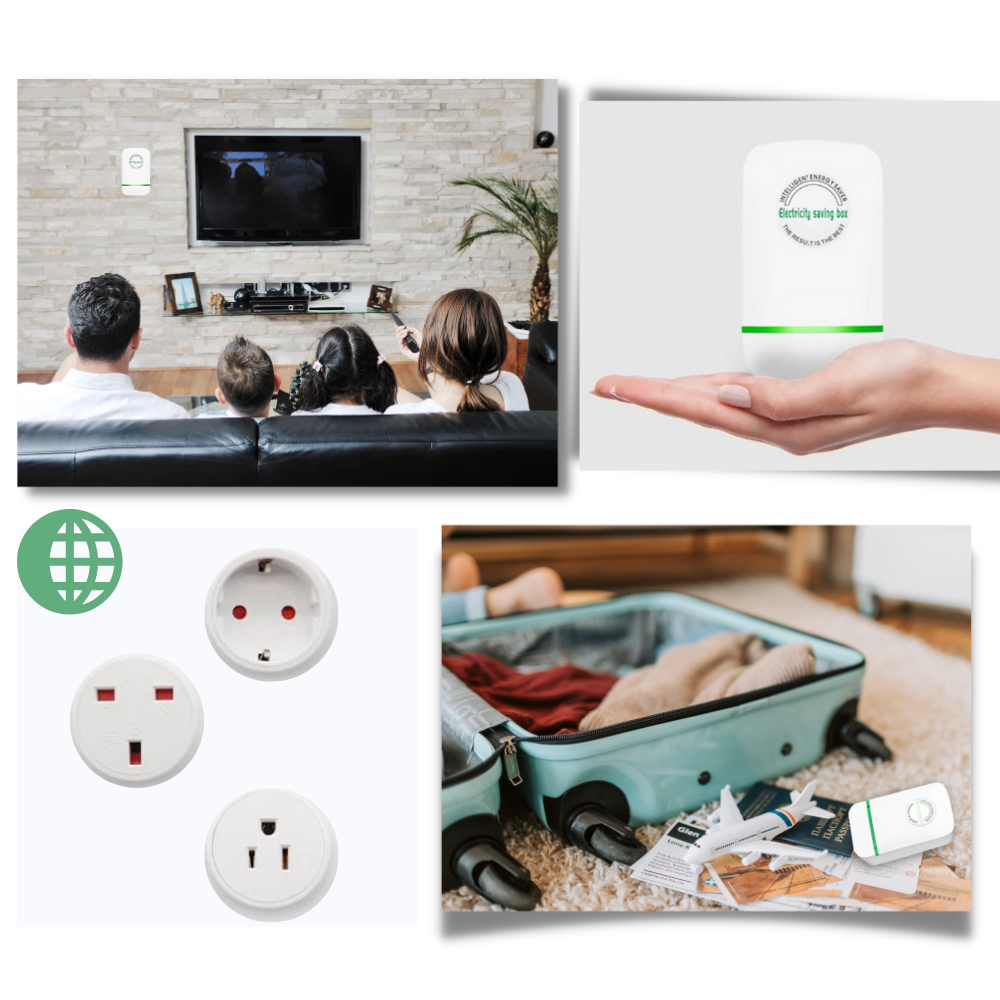 Plug-In Electricity Optimizer for Home Outlets – Voltage Stabilizer & Circuit Protection Device for Household Use | Lonoma