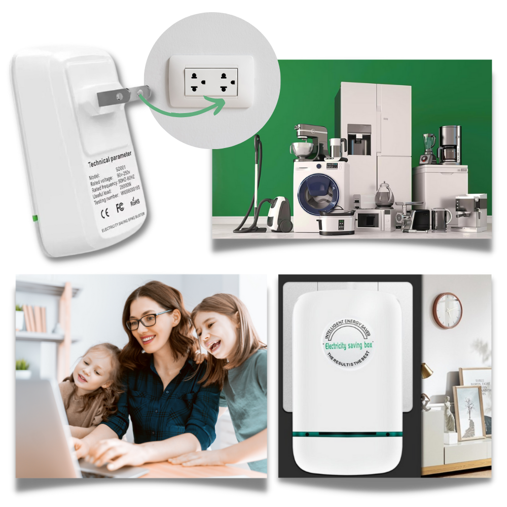 Plug-In Electricity Optimizer for Home Outlets – Voltage Stabilizer & Circuit Protection Device for Household Use | Lonoma