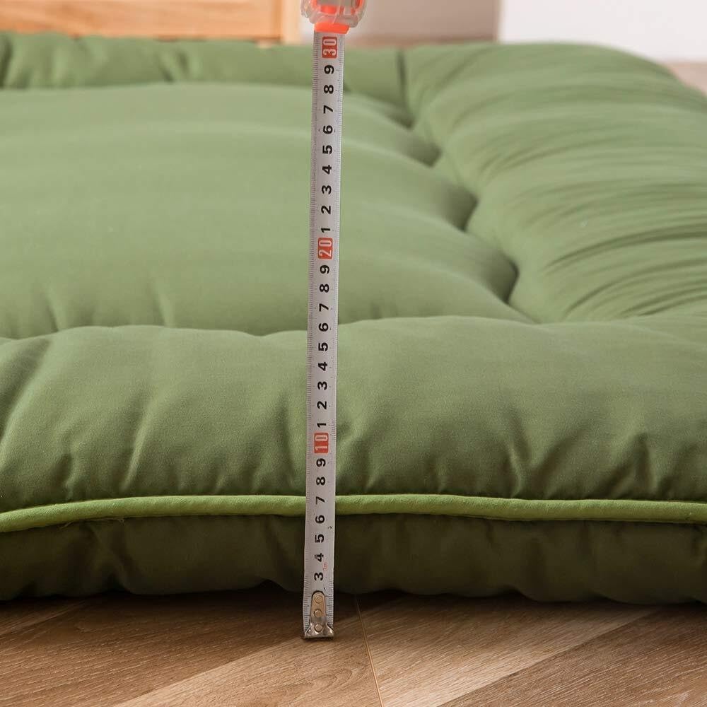 Foldable Floor Mattress 4 Inch Thick Japanese Futon Sleep Pad Guest Bed for Adults Kids Meditation Yoga Mat | Lonoma