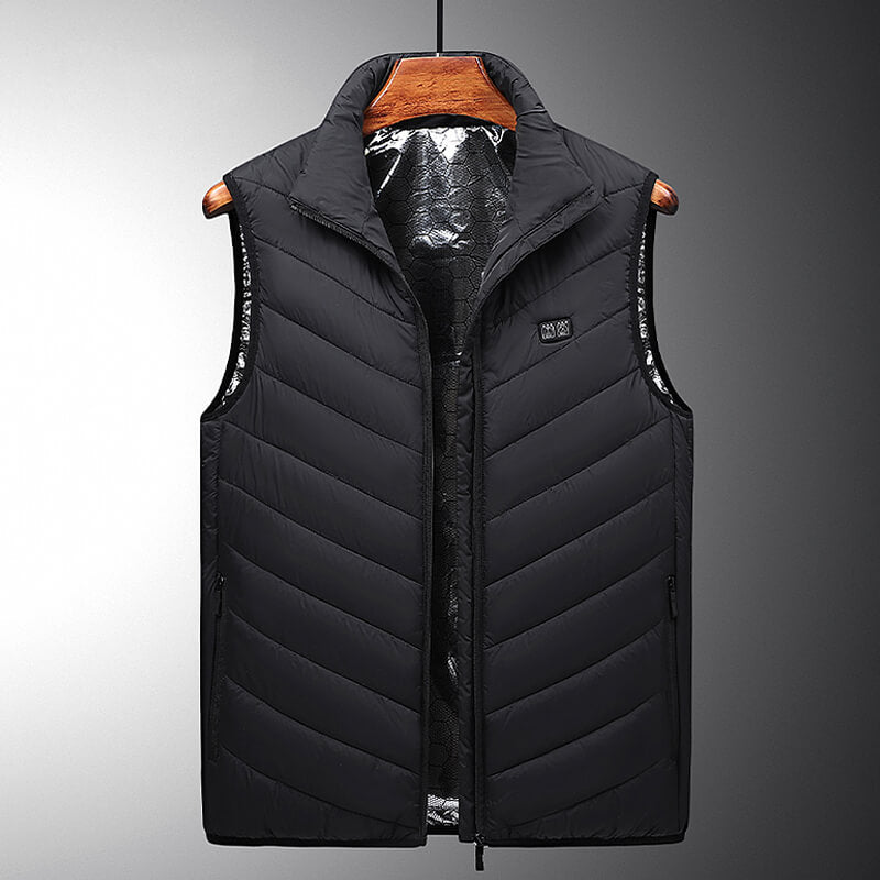 USB Rechargeable Heated Vest with Multiple Warming Zones for Winter Outdoor Activities Cold Weather Work Lightweight Insulated Body Warmer | Lonoma