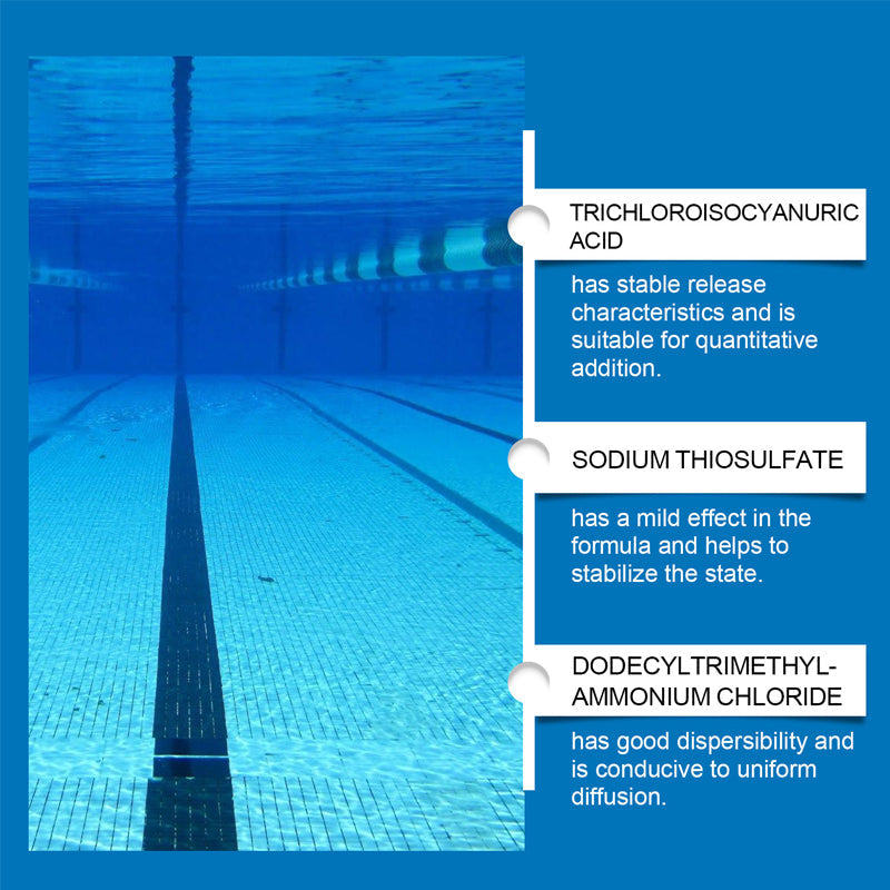 Pool Care Solution Chlorine-Free 3.4 oz for Algae Control & Crystal Clear Water in Inflatable Pools Hot Tubs Spas | Lonoma