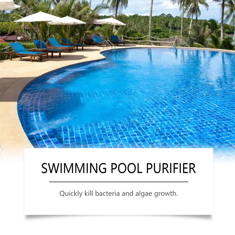 Pool Care Solution Chlorine-Free 3.4 oz for Algae Control & Crystal Clear Water in Inflatable Pools Hot Tubs Spas | Lonoma