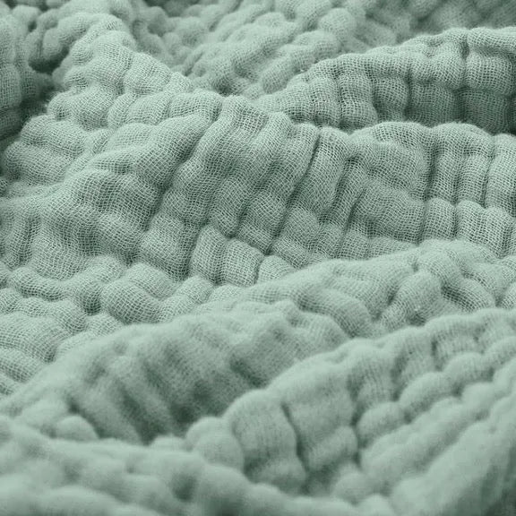 Breathable Cotton Throw Blanket Soft All-Season Muslin Weave for Couch Bed Sofa Living Room Bedroom Hypoallergenic Lightweight | Lonoma