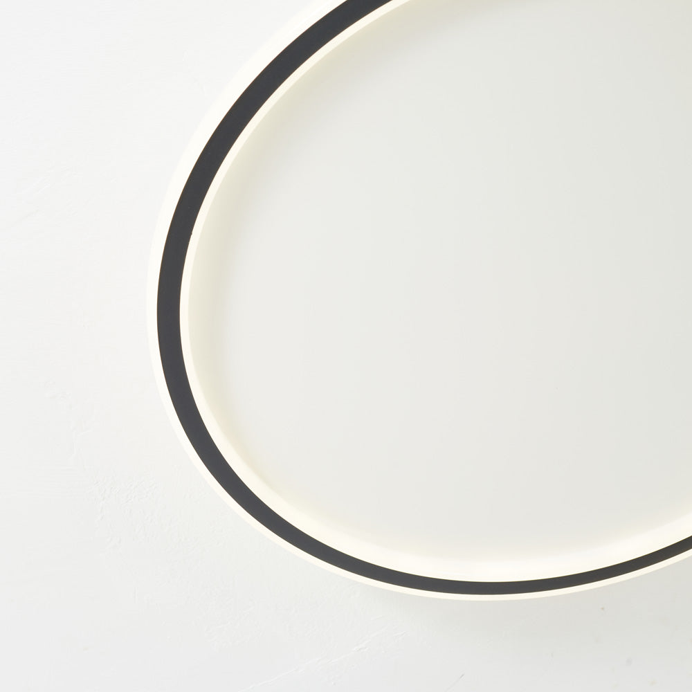 Round Flush Mount Ceiling Light Fixture LED Dimmable Metal Acrylic Shade Hardwired Modern Overhead Lighting for Bedroom Hallway Kitchen | Lonoma