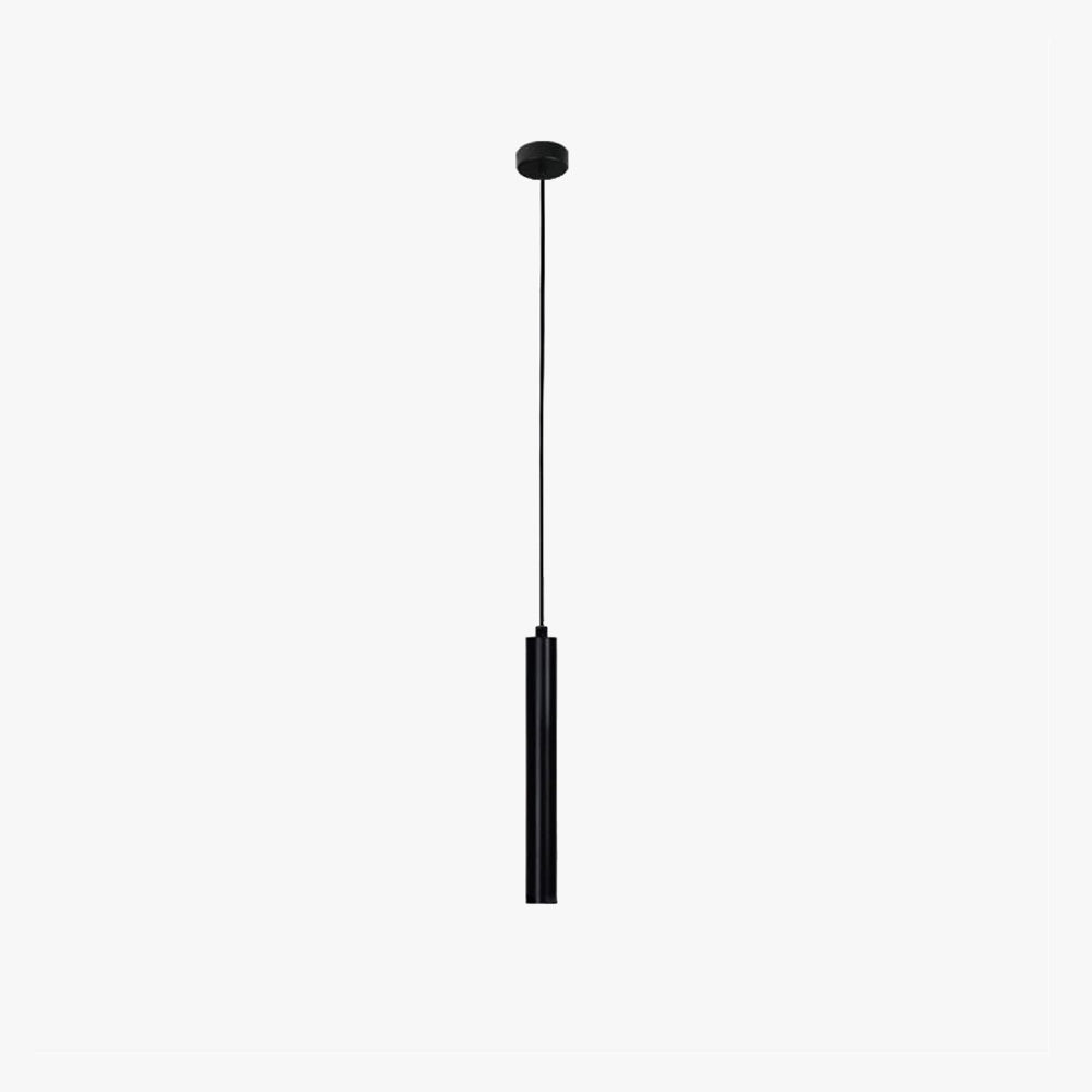 Modern LED Hanging Fixture Black Metal Linear Design Adjustable Ceiling Lighting for Dining Kitchen Island Bedroom | Lonoma