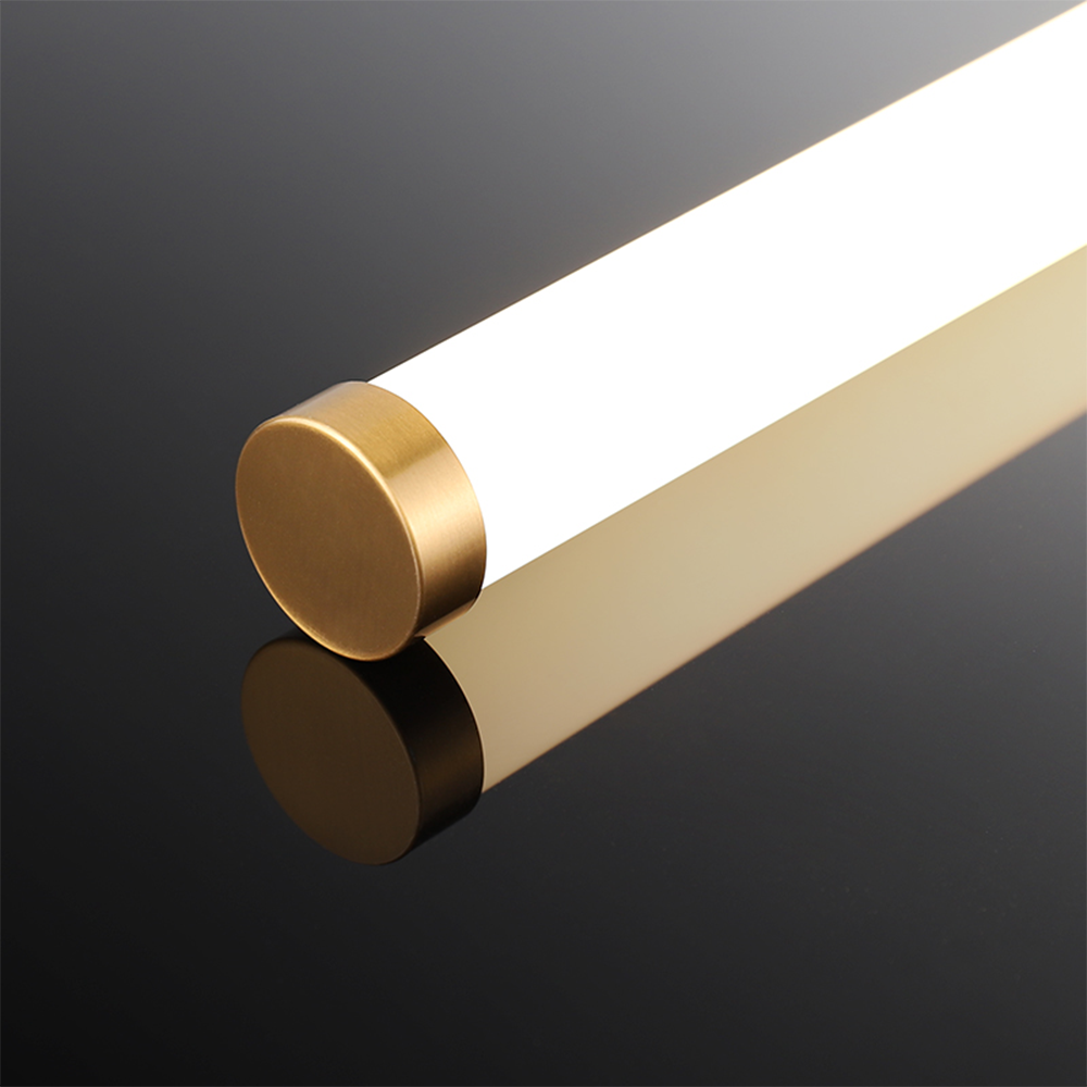 Sleek LED Vanity Light with Acrylic Shade - Hardwired Bathroom Mirror Fixture - Metal & Polycarbonate Construction - 110-240V - IP44 Rated | Lonoma